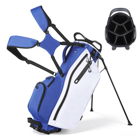VEVOR golf cart bag with 7-way top divider protects clubs on the move.