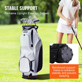 VEVOR cart attachment compatibility keeps the bag secure on carts