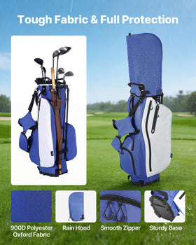 VEVOR ergonomic dual straps provide balanced carry for walking or cart use.