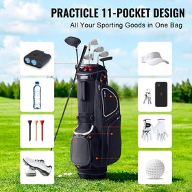 VEVOR golf cart bag dust cover protects clubs from dirt and dust.