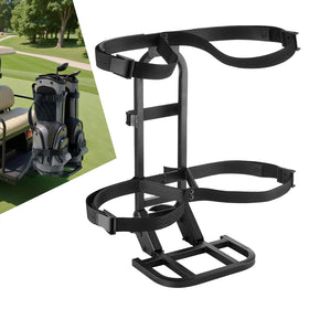 VEVOR golf cart bag holder back view showing dual-bag capacity for course storage