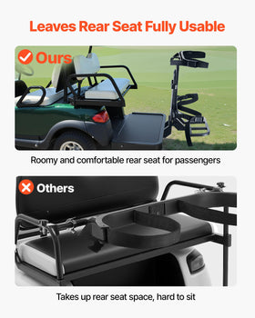 VEVOR heavy-duty steel frame with weatherproof coating on bag holder