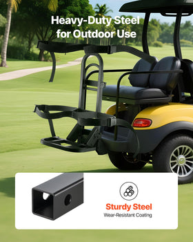 VEVOR golf cart bag holder close up heavy duty steel frame