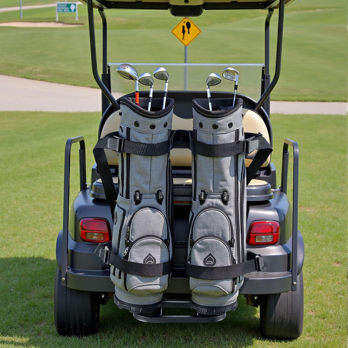 VEVOR golf cart bag holder space saving design on cart