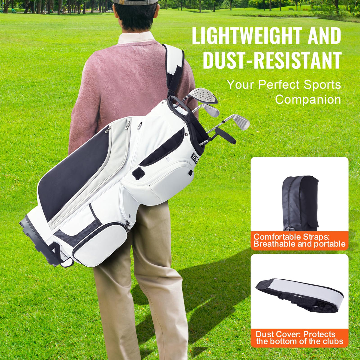 VEVOR sturdy base design offers stability on slopes