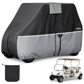 VEVOR golf cart cover full coverage for 2+2 cart protects from rain and dust.