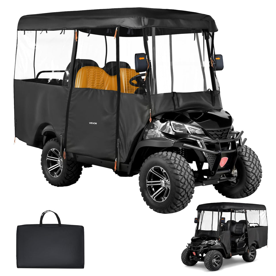 VEVOR golf cart cover wide coverage protects your 2+2/4-seat cart outdoors