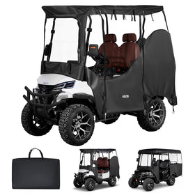 VEVOR Golf Cart Cover wide-fit coverage protects carts from rain and dust.