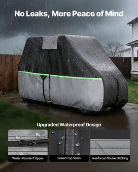 VEVOR cover highlights wind straps and secure hold