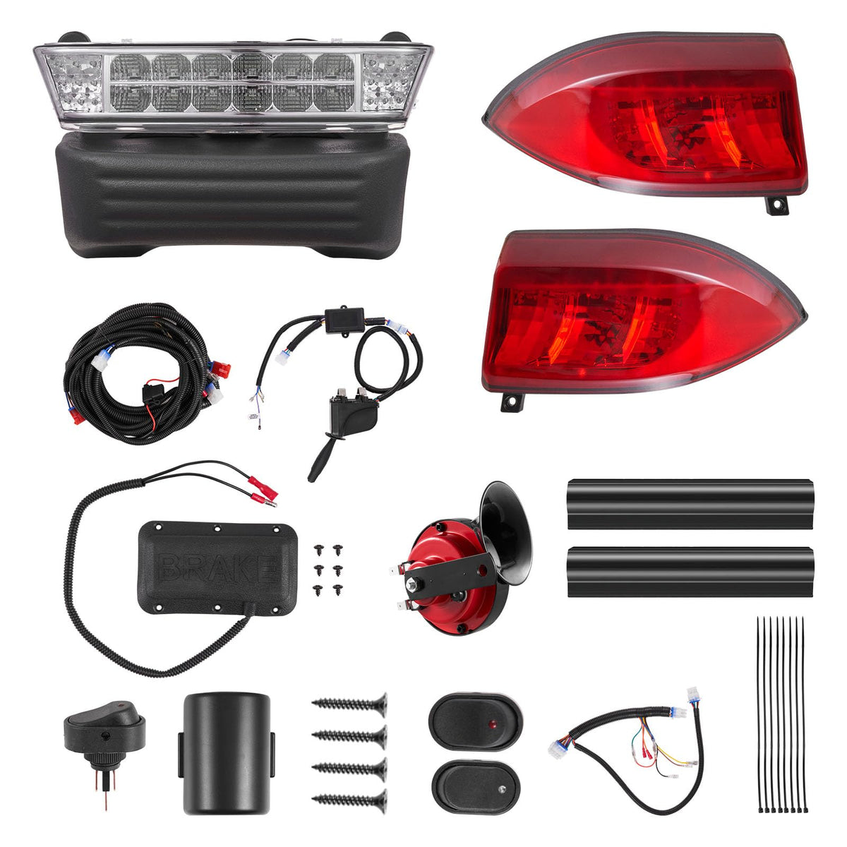 VEVOR golf cart light kit full assembly view shows integrated components