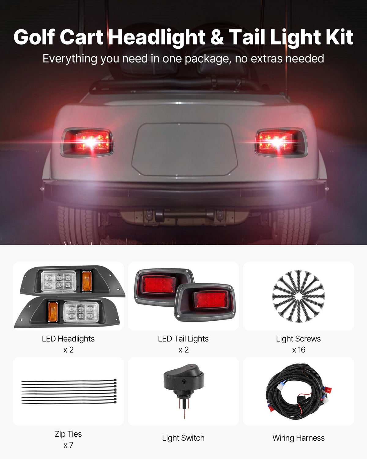 VEVOR LED bulbs delivering bright output with low energy use