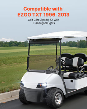 VEVOR golf cart light kit side profile showing integrated control switch for easy operation