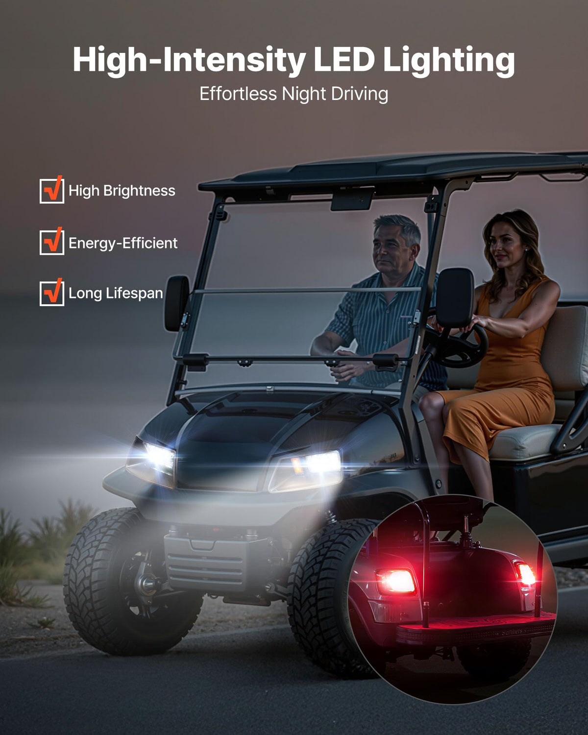 VEVOR turn signals with clear indicators for effective signaling