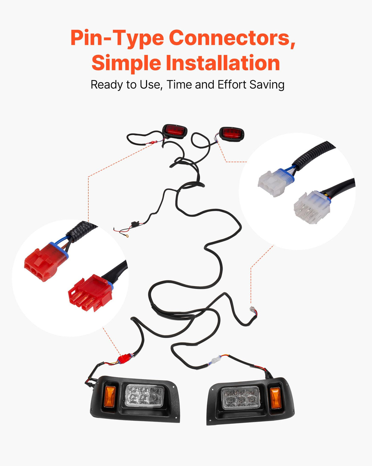 VEVOR zip ties secure mounting for reliable fit.