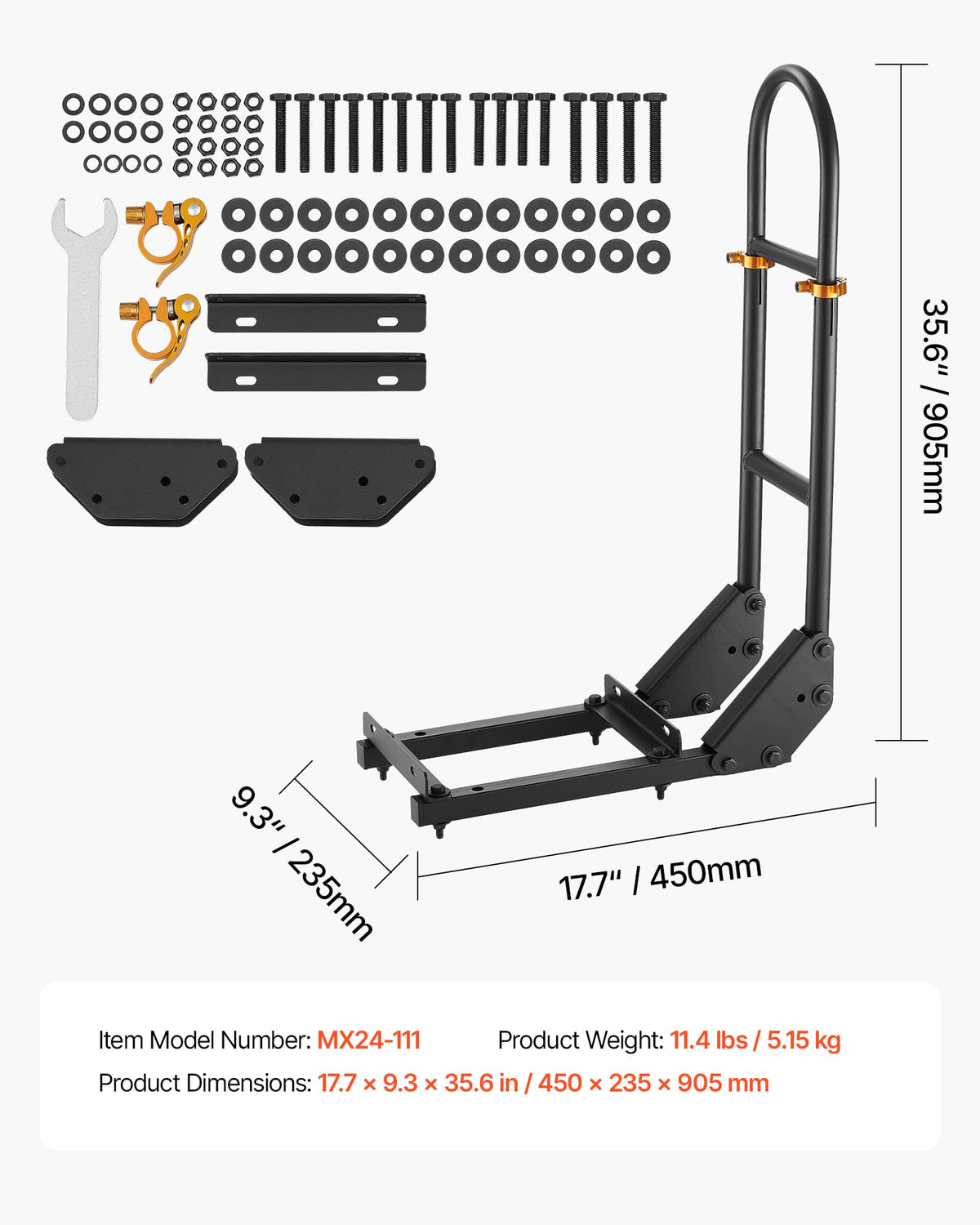 VEVOR grab bar aiding safe entry and exit on uneven terrain