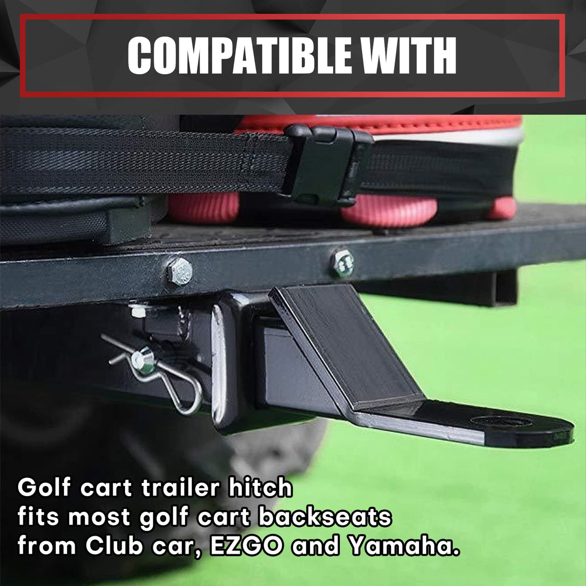 VIAGL hitch kit includes pin and clip for quick mounting.