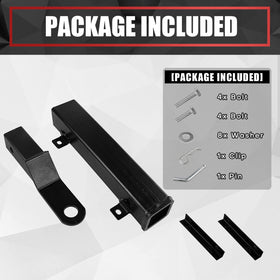 VIAGL heavy-duty steel hitch with black powder coat lasts seasons.