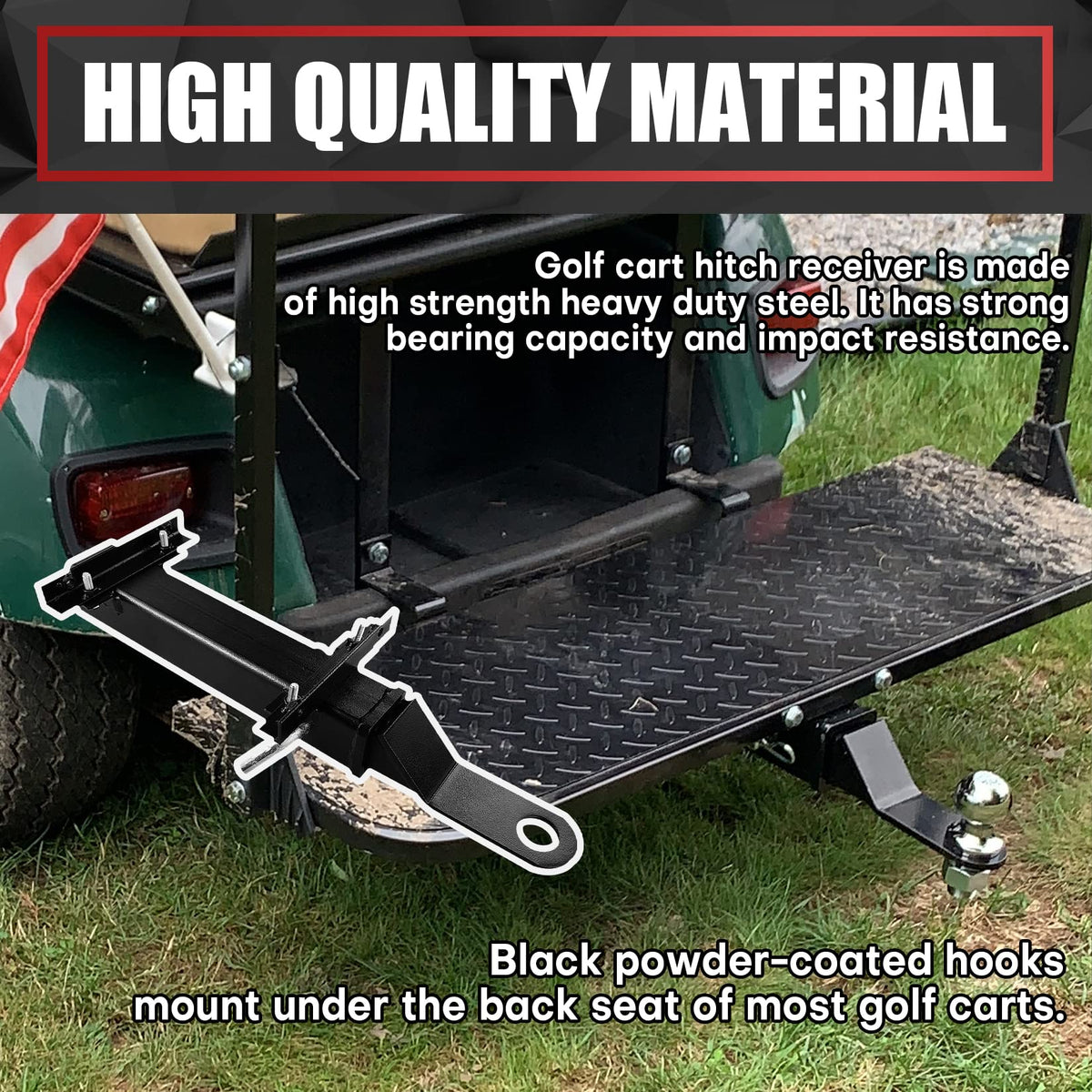 VIAGL hitch image showing 2-inch receiver for versatile cargo.