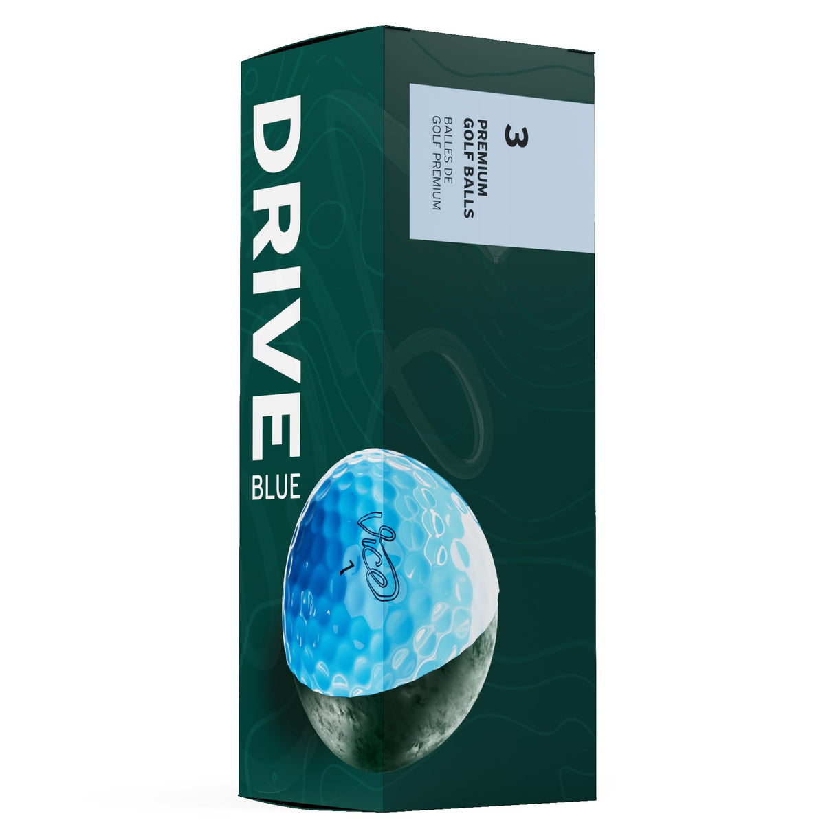 Vice Drive blue side profile, compact and budget-friendly for everyday rounds.