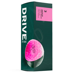 Vice Drive Pink pack shot; budget-friendly distance option for golfers.