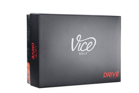 Vice Drive golf ball with Surlyn cover for durability and cut resistance.