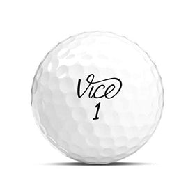 Vice Golf Vice Pro White with Kramski league official emblem on packaging.