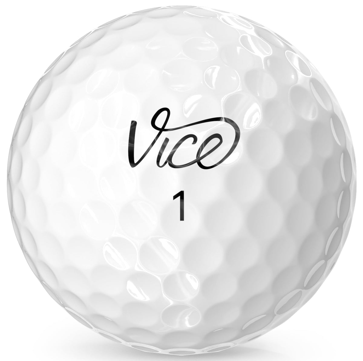 Vice Golf Pro Air Cast Urethane cover emphasizes durability and low spin.