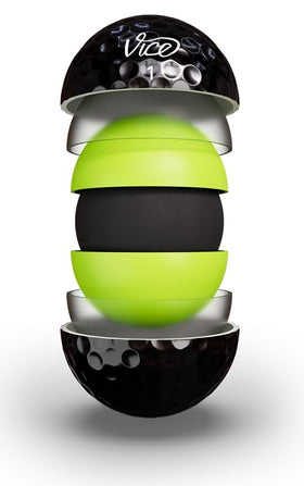 Vice Golf PRO PLUS Black on-course use with elevated style and performance.