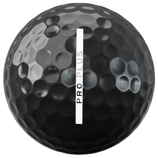 Vice Golf PRO PLUS Black featuring a durable, soft urethane cover for all-weather play.