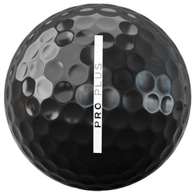 Vice Golf PRO PLUS Black featuring a durable, soft urethane cover for all-weather play.