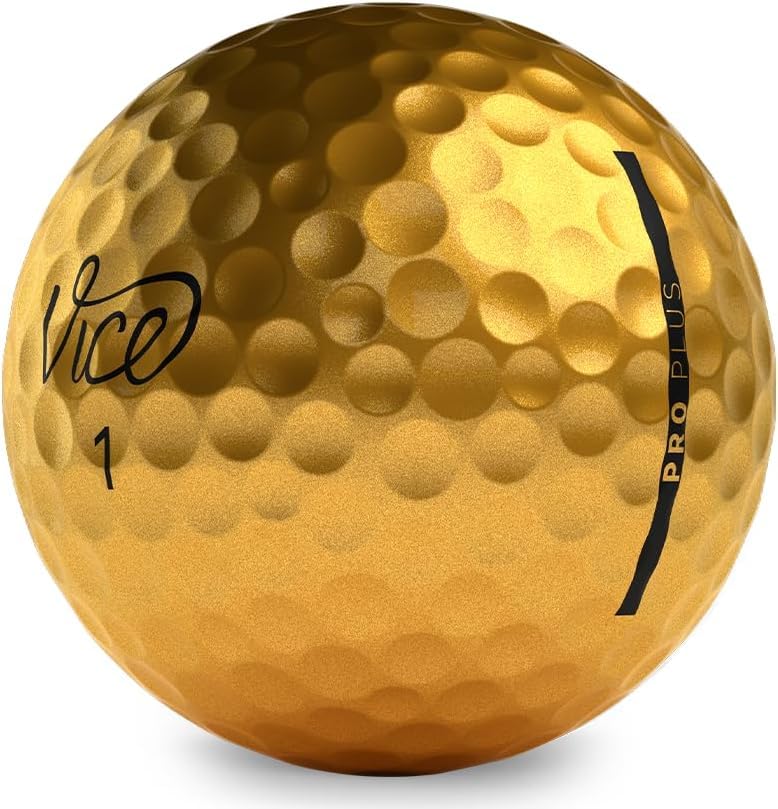 Vice Golf Pro Plus Gold alignment guide aids aim on tee and green