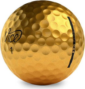 Vice Golf Pro Plus Gold alignment guide aids aim on tee and green