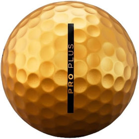 Vice Golf Pro Plus Gold packaging and logo for clean on-shelf appeal