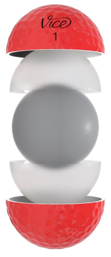 Vice Golf Pro Soft 336-dimple design demonstrates stable flight and durability.