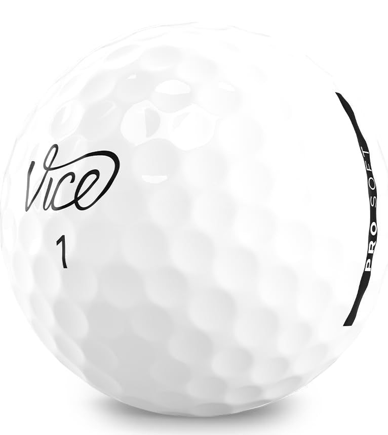 Low compression core offers responsive, comfortable feel on all clubs.