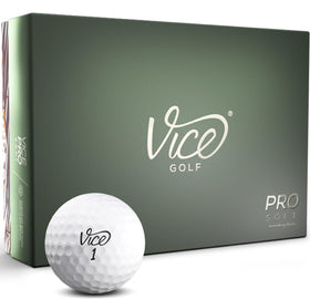 Vice Golf Pro Soft matte finish enhances visibility and tracking during flight.