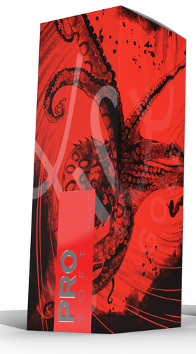 Vice Golf Pro Soft three-piece urethane cover supports precise spin control.