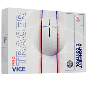 Vice Tracer Pro lines on ball aid stroke analysis and alignment.