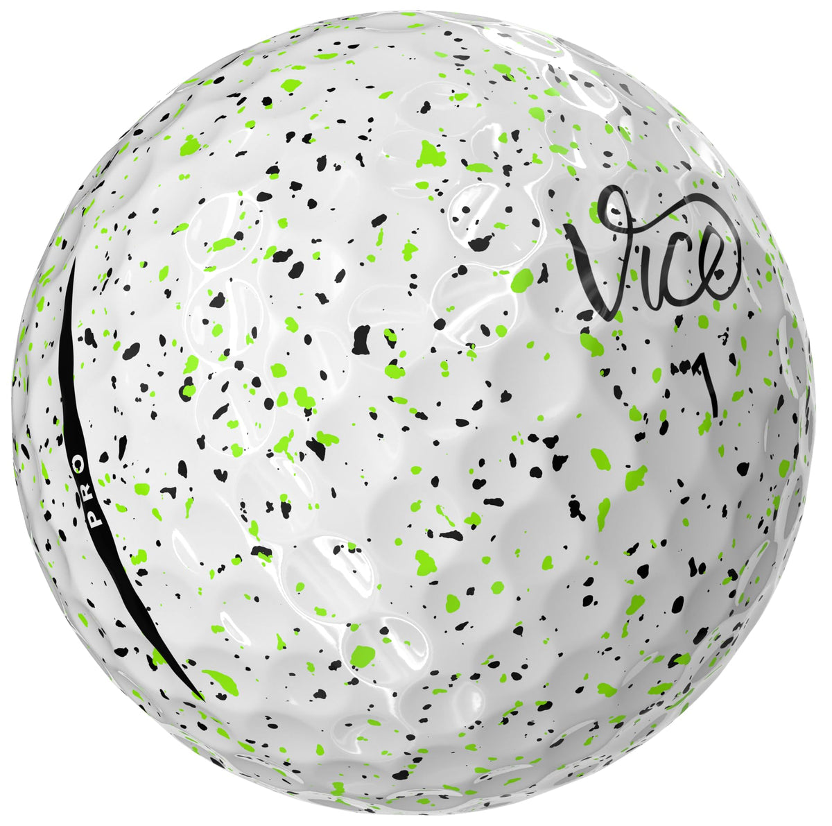 Vice Golf Vice Pro 2025 on-green practice shot demonstrates greenside control opportunities.