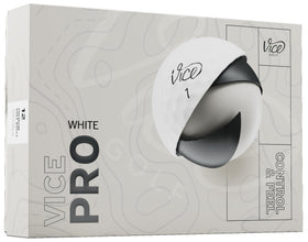 Vice Golf Vice Pro Ball pack shot showing durable urethane cover and greenside potential