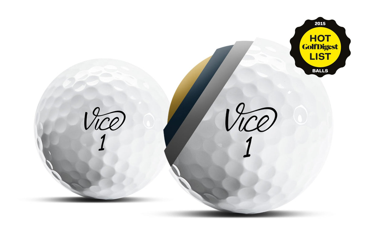 Vice Golf Vice Pro Plus under sunlight showing reduced yellowing and long-lasting visibility