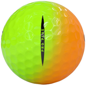 Vice Pro Plus yellow alignment-aid ball demonstrates target-focused practice.
