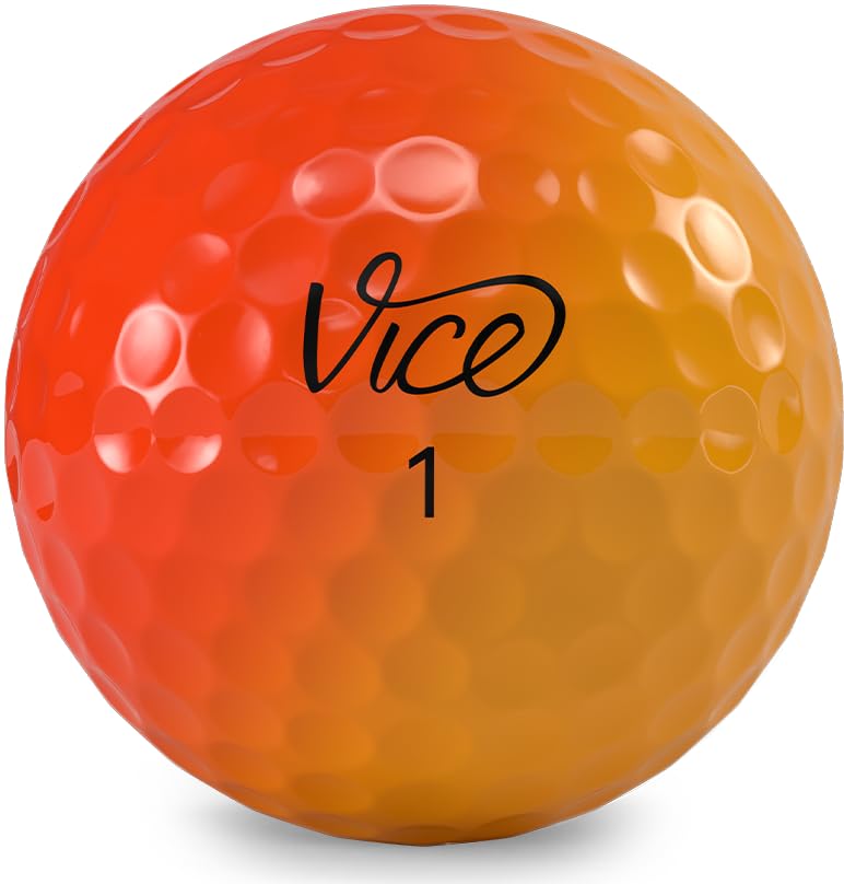 Vice Pro Shade ball displays color fade while promoting stable trajectory in wind