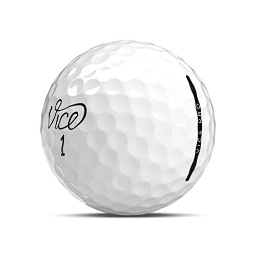 Vice Golf Vice Pro White ball in flight illustrating optimized distance and balance.