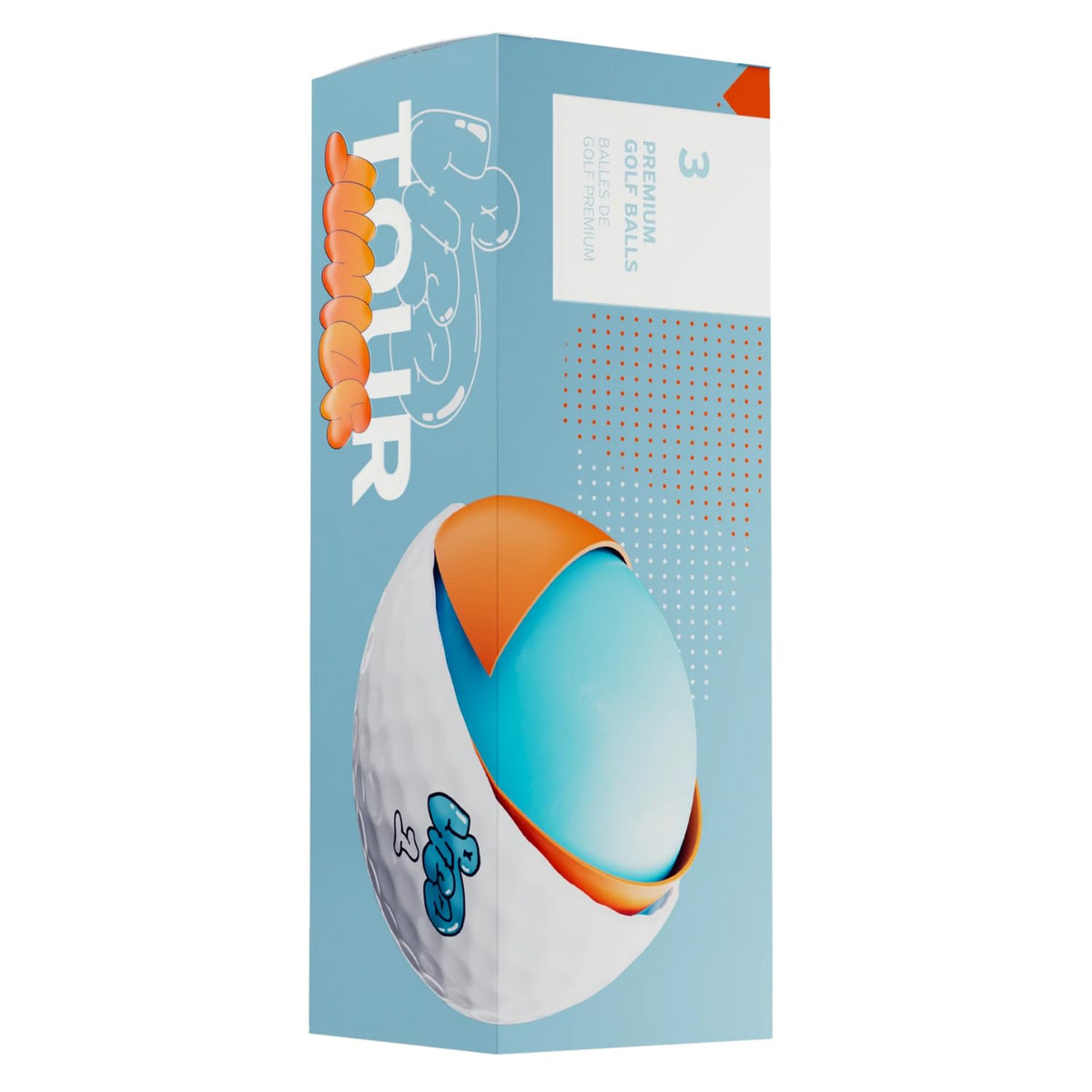 Vice Golf Vice Tour JR ball with dimple design enhances lift for longer carries.