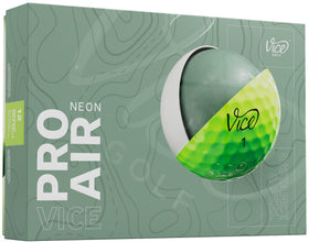 Vice Pro Air 2025 Lime packshot highlights low-spin distance potential.