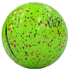 Vice Pro Air pack shot shows five-ball sleeve with lime pink drip branding