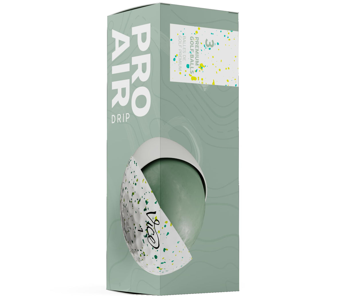 Vice Pro Air close-up dimple detail highlights low spin design and crisp feel.