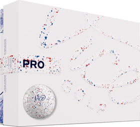 Vice Pro Drip red ball with thin cover for enhanced short-game spin