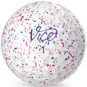 Vice Pro red/blue drip driver shot, flatter trajectory for length.
